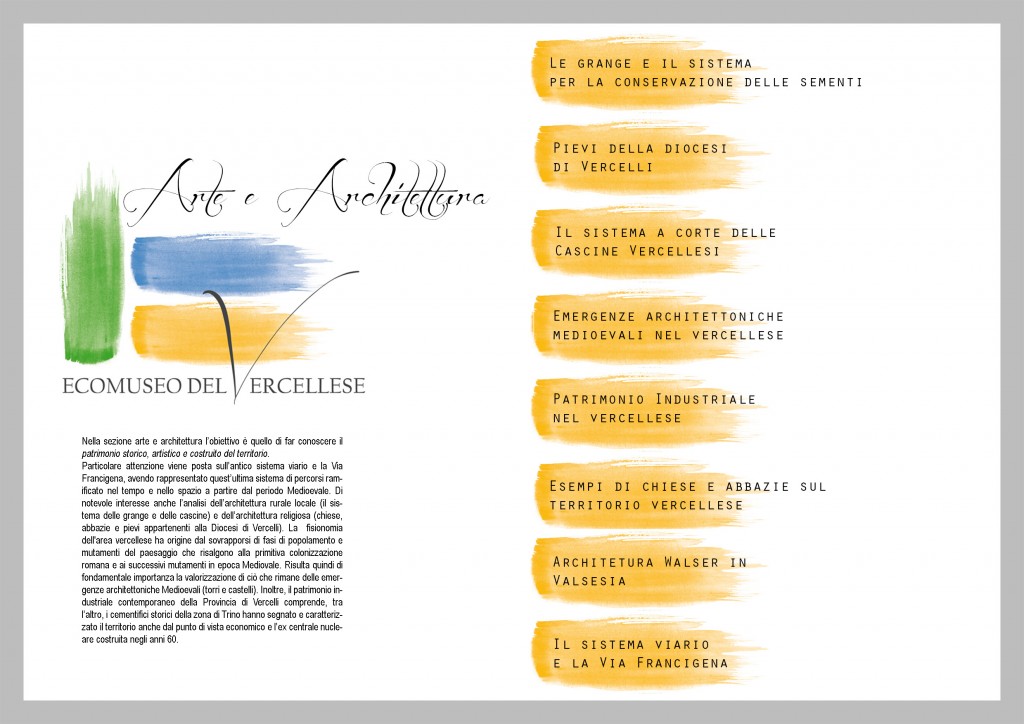 Arte e Architettura - Ecomuseo del Vercellese - ARSTA